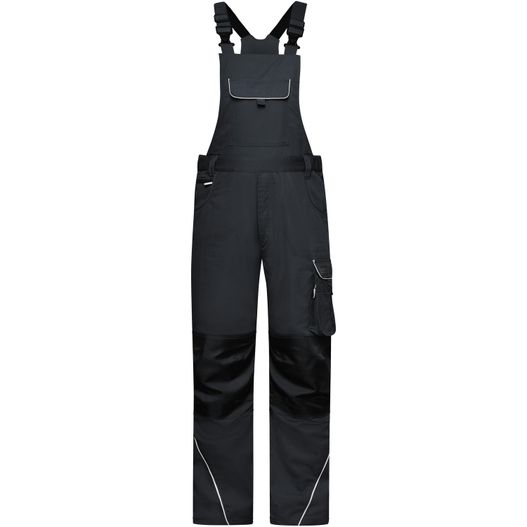 Workwear Pants with Bib - SOLID - - Funktionelle Latzhose im cleanen Look mit hochwertigen Details (Bild 1)