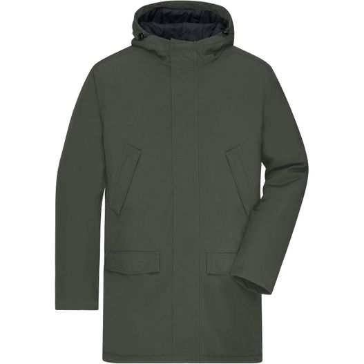 Men's Business Parka - Klassischer, wattierter Parka mit angeschnittener Kapuze (Bild 1)