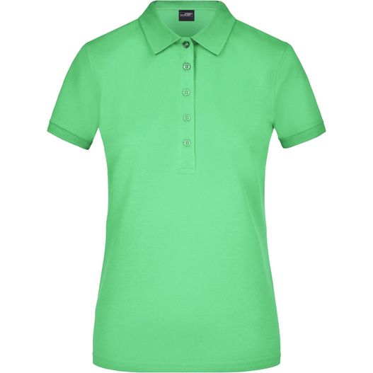 das grüne poloshirt für frauen Ladies' Elastic Polo Piqué - Klassisches Polo in elastischer Piqué-Qualität (Bild 1)