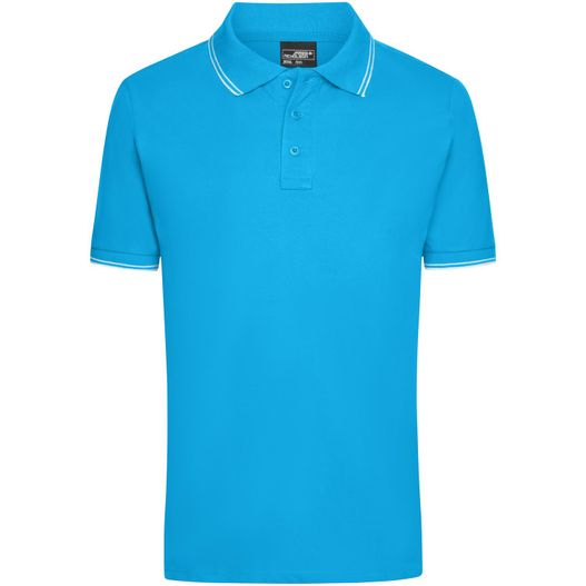 Men's Polo - Polo in elastischer Piqué-Qualität (Bild 1)