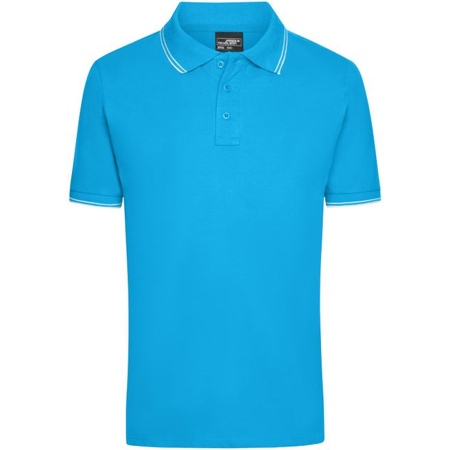 Produktabbildung Men's Polo - Polo in elastischer Piqué-Qualität Men's Polo - Polo in elastischer Piqué-Qualität
