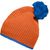 Pompon Hat with Contrast Stripe - Häkelmütze mit Kontrastrand und Pompon (Bild 4)