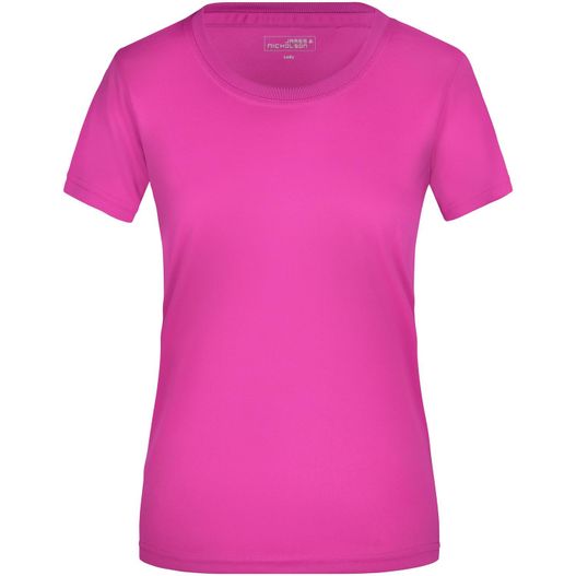 frauen rosa t - hemd Ladies' Active-T - Funktions T-Shirt für Freizeit und Sport (Bild 1)
