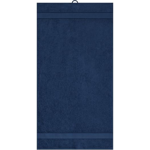 ein blaues handtuch, das an einer wand hängt Hand Towel - Handtuch im modischen Design (Bild 1)