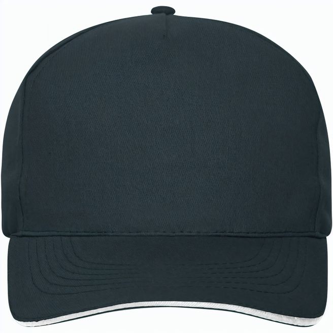 Produktabbildung 5 Panel Sandwich Cap Bio Cotton - 5 Panel Cap mit ungebürsteter Oberfläche 5 Panel Sandwich Cap Bio Cotton - 5 Panel Cap mit ungebürsteter Oberfläche