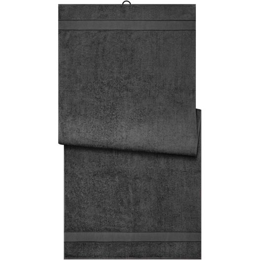 ein handtuch, das an einer wand hängt Sauna Sheet - Saunatuch im modischen Desgin (Bild 1)