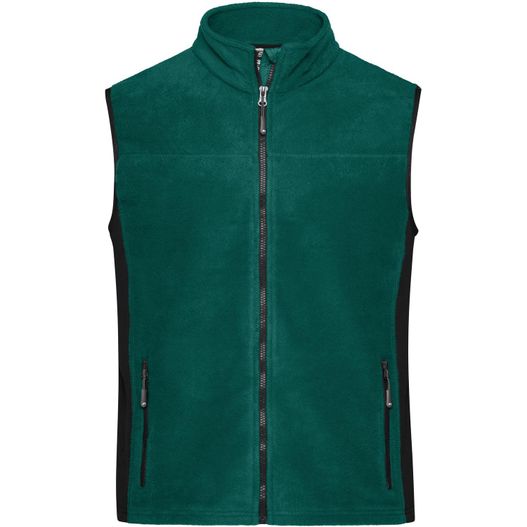 Men's Workwear Fleece Vest - STRONG - - Strapazierfähige Fleeceweste im Materialmix (Bild 1)