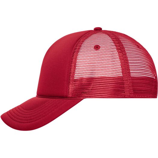 5 Panel Retro Mesh Cap - 5 Panel Cap mit retrogetreuer Zierkordel über dem Schild (Bild 1)