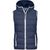 Ladies' Maritime Vest - Modische Steppweste mit angeschnittener Kapuze