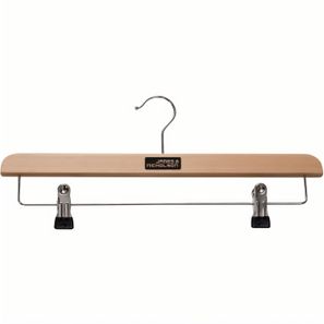 Clothes hanger with clip - Hochwertiger Holz-Kleiderbügel mit Klammersteg