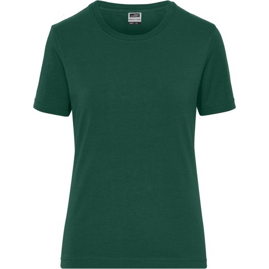 shirt für frauen Ladies' BIO Stretch-T Work - SOLID - - T-Shirt aus weichem Elastic-Single-Jersey (Bild 1)