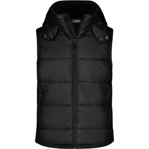 Men's Padded Vest - Modische Steppweste mit abnehmbarer Kapuze