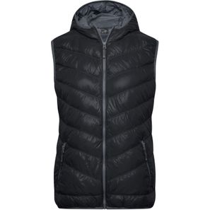 Ladies' Down Vest - Ultraleichte sportliche Daunenweste mit Kapuze