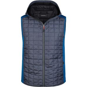 Men's Knitted Hybrid Vest - Weste im stylischen Materialmix