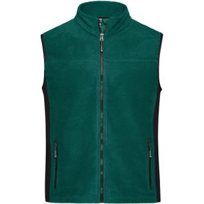 Men's Workwear Fleece Vest - STRONG - - Strapazierfähige Fleeceweste im Materialmix