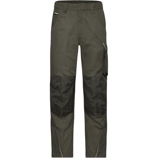 ein bild von einem paar cargo-hosen Workwear Pants - SOLID - - Funktionelle Arbeitshose im cleanen Look mit hochwertigen Details (Bild 1)