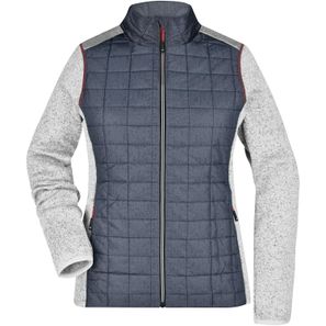 Ladies' Knitted Hybrid Jacket - Strickfleecejacke im stylischen Materialmix