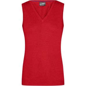 Ladies' V-Neck Pullunder - Klassischer Baumwoll-Pullunder