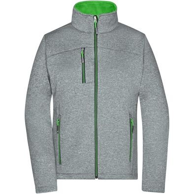 Ladies' Softshell Jacket - Softshelljacke in Melange-Optik