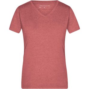 Ladies' Heather T-Shirt - Modisches T-Shirt mit V-Ausschnitt
