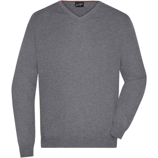 Produktabbildung Men's V-Neck Pullover - Klassischer Baumwoll-Pullover Men's V-Neck Pullover - Klassischer Baumwoll-Pullover (Bild 1)