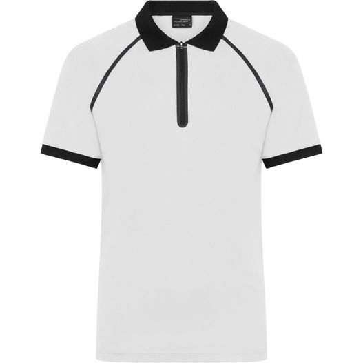 Men's Zip-Polo - Polo mit Reißverschluss aus Funktions-Polyester für Promotion, Sport und Freizeit (Bild 1)