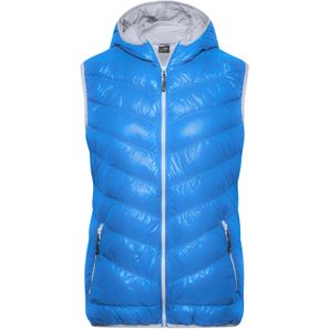 Ladies' Down Vest - Ultraleichte sportliche Daunenweste mit Kapuze