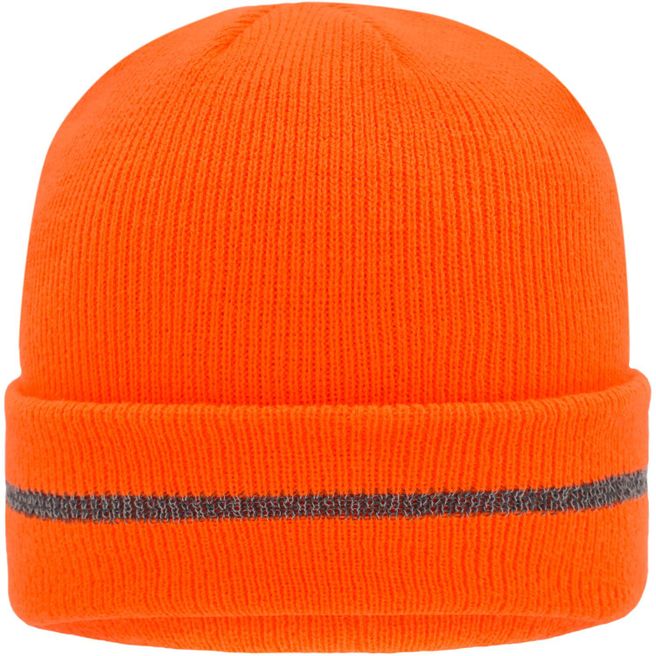 Produktabbildung Reflective Beanie - Klassische Strickmütze mit einem reflektierenden Streifen im Umschlag (ohne Schutzfunktion/keine PSA) Reflective Beanie - Klassische Strickmütze mit einem reflektierenden Streifen im Umschlag (ohne Schutzfunktion/keine PSA)