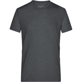 Men's Heather T-Shirt - Modisches T-Shirt mit V-Ausschnitt