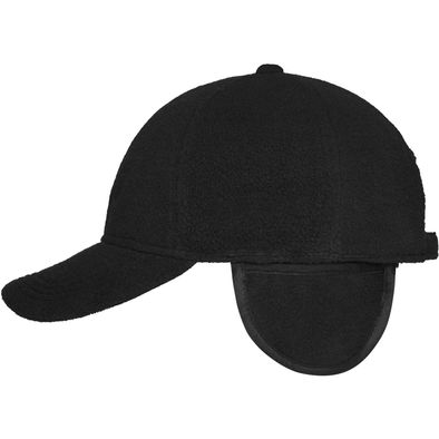 6 Panel Fleece Cap with Earflaps - Wärmendes Fleece-Cap mit ausklappbarem Ohrenschutz