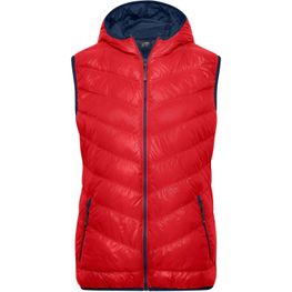 Ladies' Down Vest - Ultraleichte sportliche Daunenweste mit Kapuze