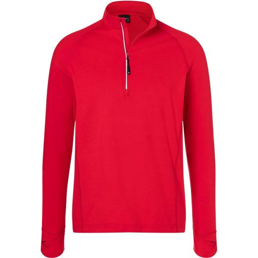 Men's Sports Shirt Half-Zip - Langarm-Shirt mit Reißverschluss für Sport und Freizeit (Bild 1)