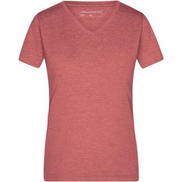 Ladies' Heather T-Shirt - Modisches T-Shirt mit V-Ausschnitt