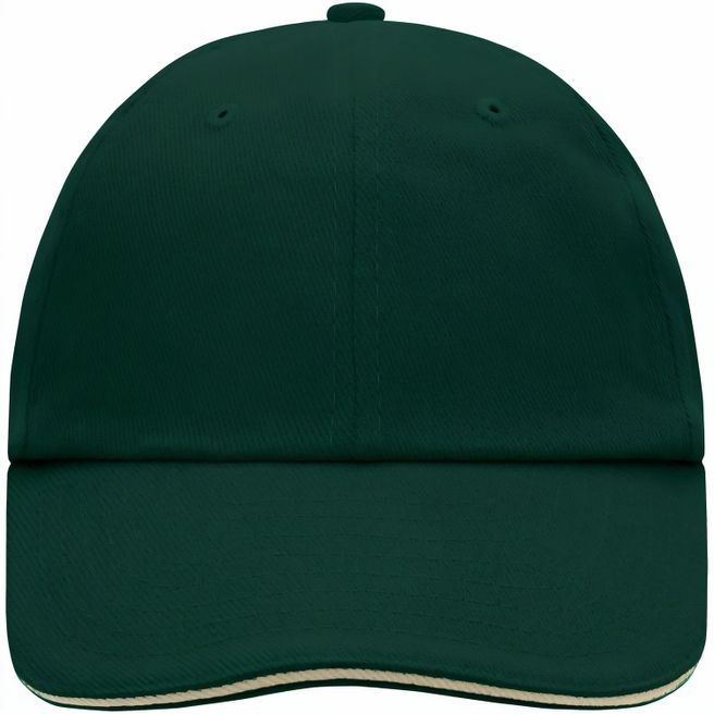 6 Panel Raver Sandwich Cap - Klassisches Allround-Cap mit kontrastfarbigem Sandwich
