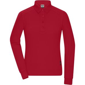 Ladies' Workwear-Longsleeve Polo - Strapazierfähiges und pflegeleichtes Langarm Polo