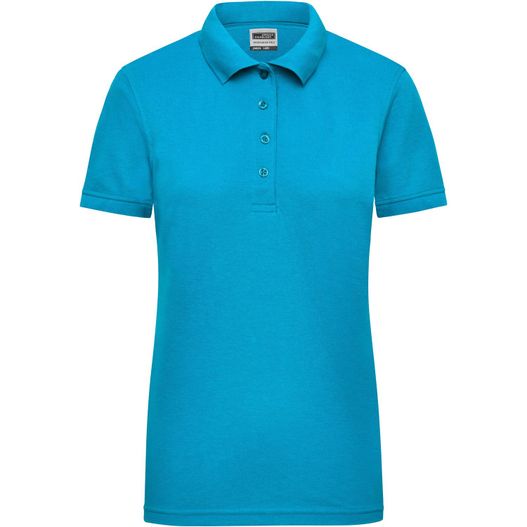 ein frauenblaues poloshirt Ladies' Workwear Polo - Pflegeleichtes und strapazierfähiges Polo (Bild 1)