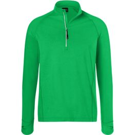 Men's Sports Shirt Half-Zip - Langarm-Shirt mit Reißverschluss für Sport und Freizeit