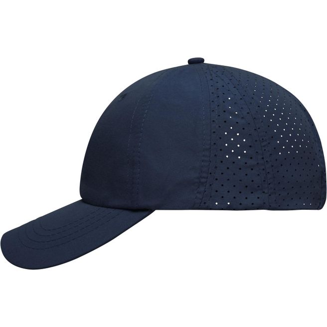 Laser Cut Cap - Sportliche 8 Panel Cap aus weicher Microfaser