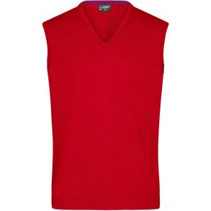 Men's V-Neck Pullunder - Klassischer Baumwoll-Pullunder