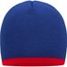 Beanie with Contrasting Border - Enganliegende Strickmütze ohne Umschlag
