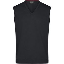 Men's V-Neck Pullunder - Klassischer Baumwoll-Pullunder