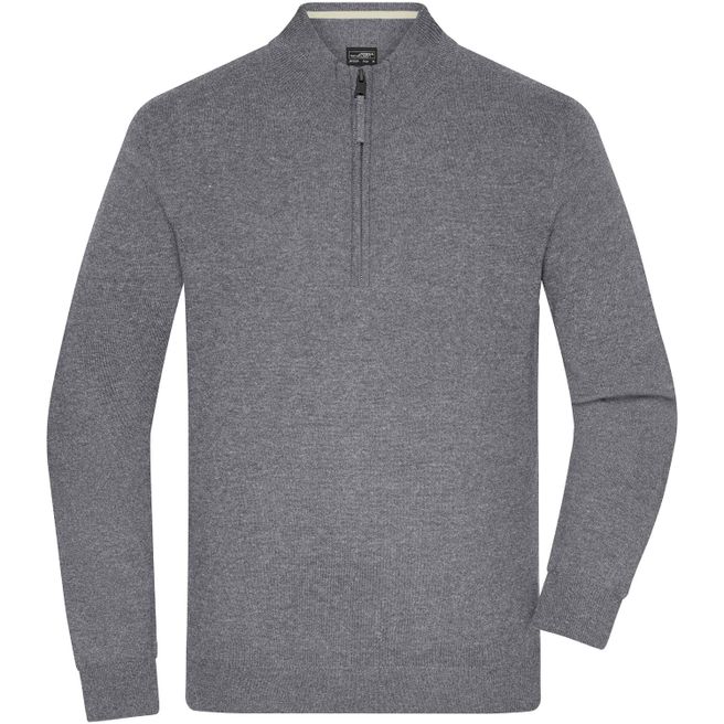 Men's Half-Zip Troyer - Klassischer Troyer aus Baumwolle