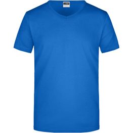 Men's Slim Fit V-T - Figurbetontes V-Neck-T-Shirt