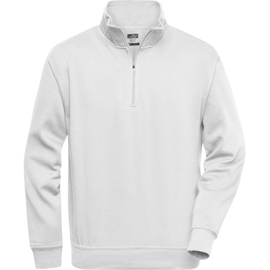 Workwear Half Zip Sweat - Sweatshirt mit Stehkragen und Reißverschluss (Bild 1)