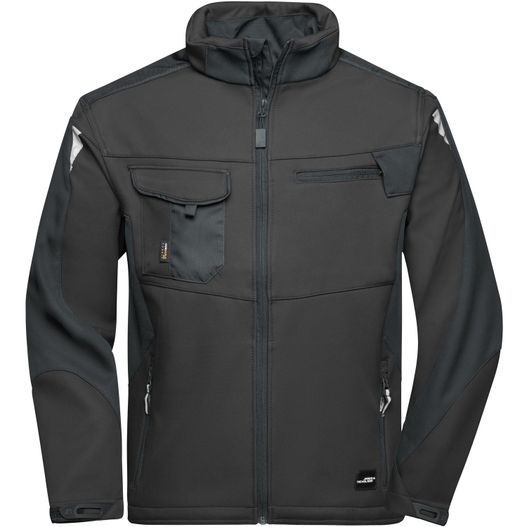 Workwear Softshell Jacket - STRONG - - Professionelle Softshelljacke mit hochwertiger Ausstattung (Bild 1)