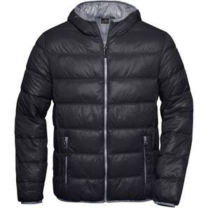 Men's Down Jacket - Ultraleichte Daunenjacke mit Kapuze in sportlichem Style