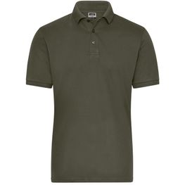 Men's BIO Stretch-Polo Work - SOLID - - Polo aus weichem Elastic-Piqué