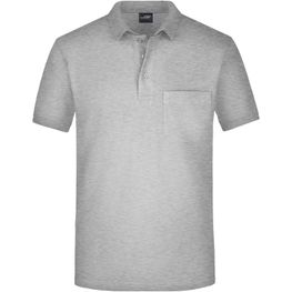 Men's Polo Pocket - Klassisches Poloshirt mit Brusttasche