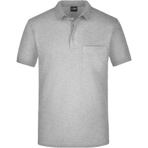 Men's Polo Pocket - Klassisches Poloshirt mit Brusttasche