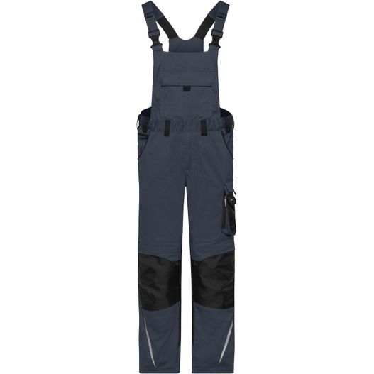 Workwear Pants with Bib - STRONG - - Spezialisierte Latzhose mit funktionellen Details und flexibel einstellbarem, elastischen Bund (Bild 1)